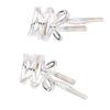 Ribbon Tie Bowknot Ear Clip Non-Piercing Earrings Delicate Sweet Lace Up Bow Ear Cuff Earrings for Women Ear Jewelry