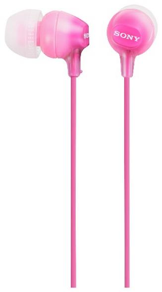 Sony mdr-ex15lp pink wired in-ear headphones