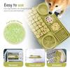 Pet Lick Silicone Mat for Dogs Pet Slow Food Plate Dog Puzzle Toy Firm Slow Feeder Bowl Safe Food Training Dog Feeder Supplies