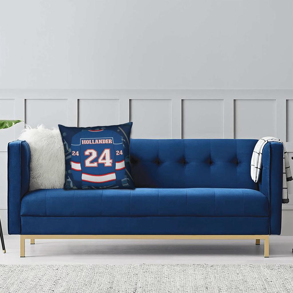 Heated Rivalry Pillowcase Printing Polyester Cushion Cover Decorations Throw Pillow Case Cover Bed Square 18''