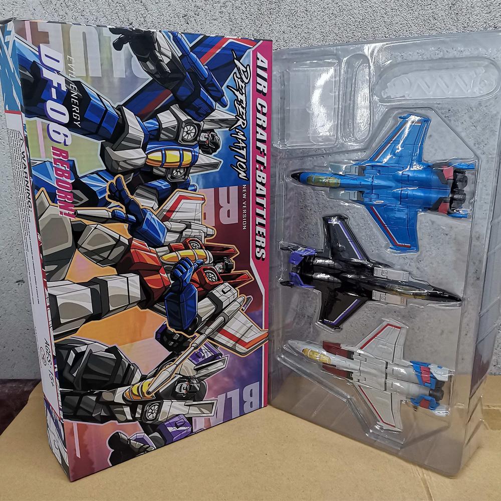 JINBAO FG04 FG0103 Transformation Toys G1 Starscream Thundercracker Skywarp F15 DS01 Anime Action Figure Model Deformation Robot