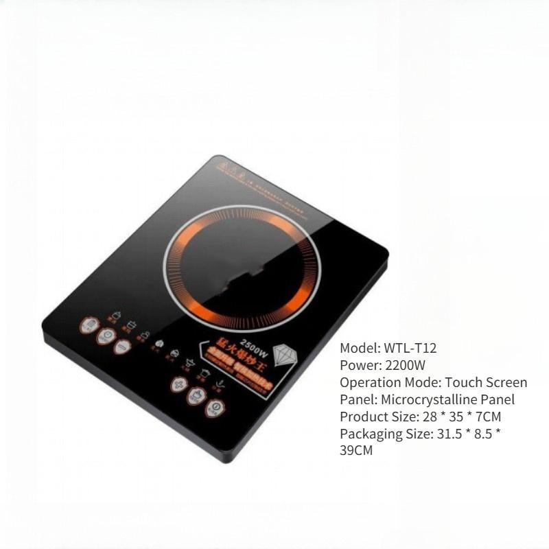 Gospodarska wklęsła kuchenka elektromagnetyczna 3500W Kuchenka indukcyjna dużej mocy Komercyjna energooszczędna kuchenka do smażenia