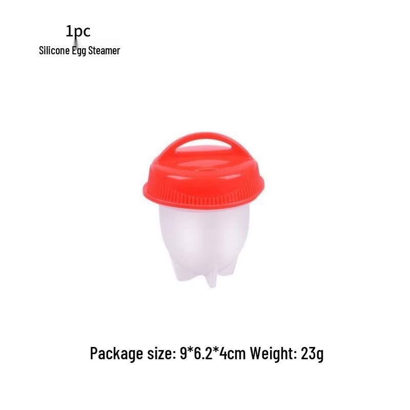 

Набор из 6 предметов: силиконовая пароварка для яиц с антипригарным покрытием - Креативная кухонная утварь