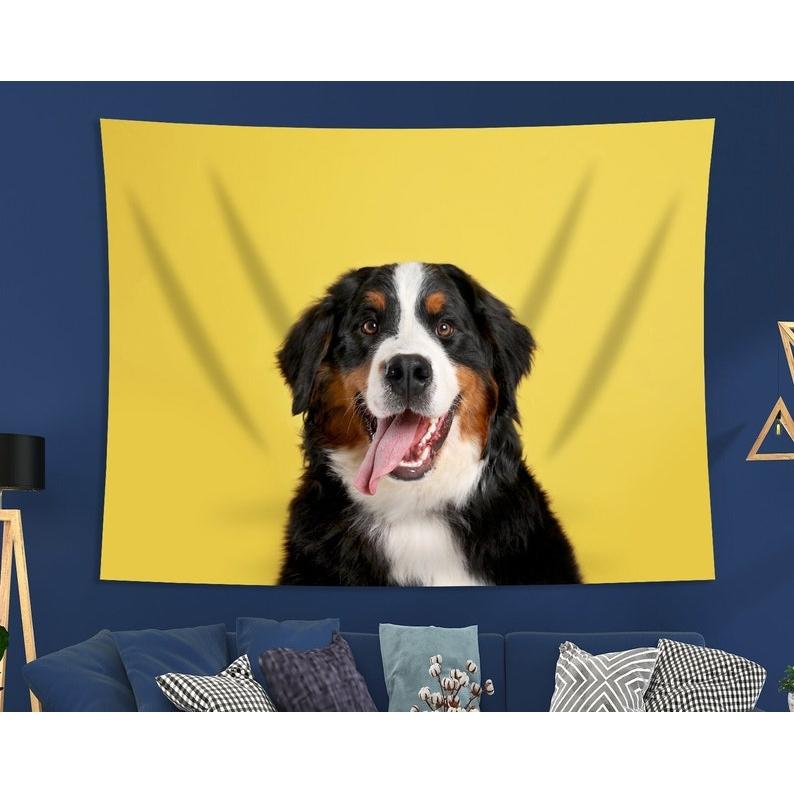 Pet photos tapestry