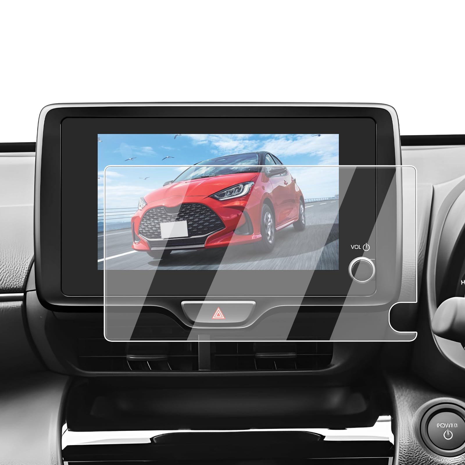 

ECOZEN Cross Защитная пленка из закаленного стекла для навигационной системы нового автомобиля для навигации Yaris Cross серии 10 15 Эксклюзивная навигационная система