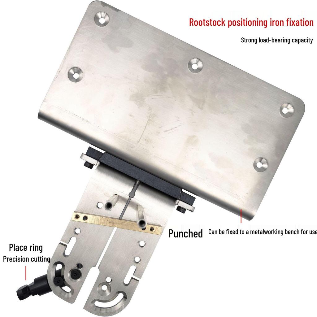 Multi-Functional Punch-Free Workbench Clamp for Metalworking, Jewelry, and Wood Polishing - Strong Tabletop Fixing Clamp