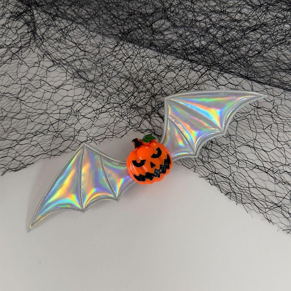4PCS Resin Bat Wings Hair Clip Y2k Bat Duckbill Side Clip Gothic Halloween Hairpin  Girls