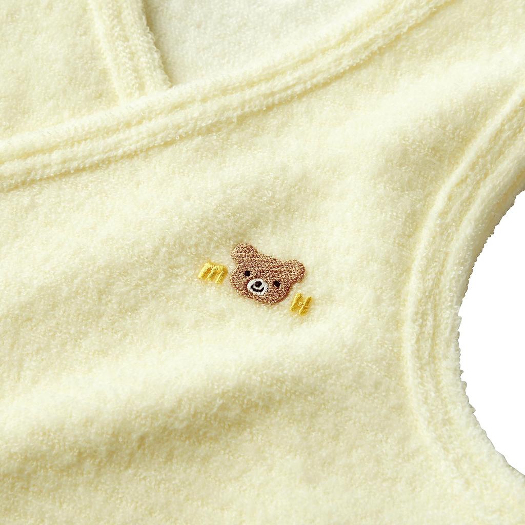 Short Made in Baby Baby Gelb [MIKI HOUSE] Mieder, Mieder, nicht gedrehtes Mieder, Weste, uni, Japan, Jungen, Mädchen, Neugeborene, Kleidung, 40-5717-491