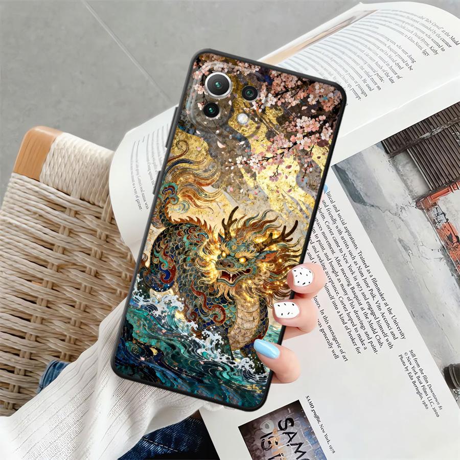 Cool Dragon Funda Phone Cover Case for Xiaomi Mi 11 14 10T 15 Pro 12T Pro 13 Lite 12 12X 11T