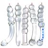 Glass String Of Beads Transparent Female Masturbator Dildos Anal Plugs Anal Pull Beads Sex Toys For Girl Gay SM BDSM Adult Conditioning