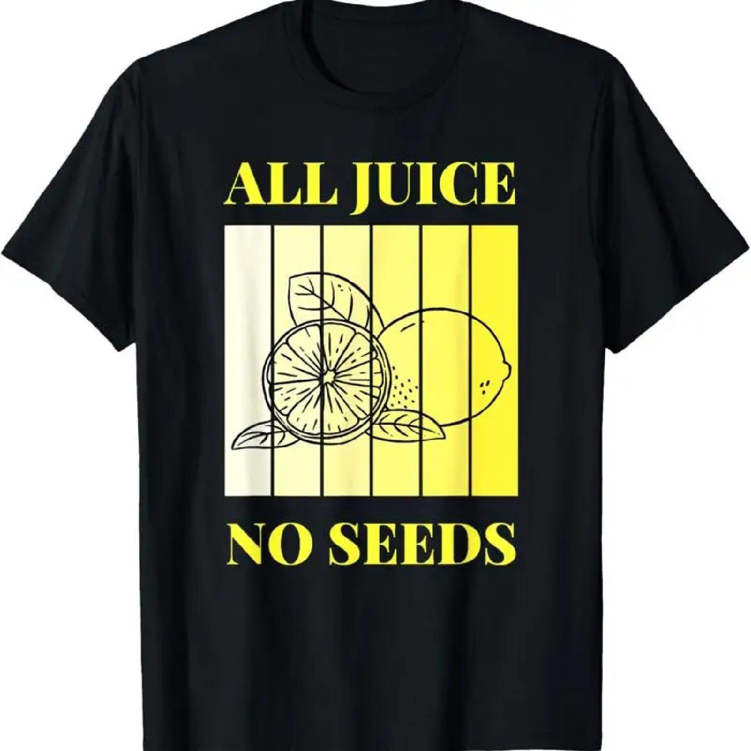 All Juice No Seeds Lemon Retro Men S Vasectomy Funny T Shirt XXXXXL разноцветный