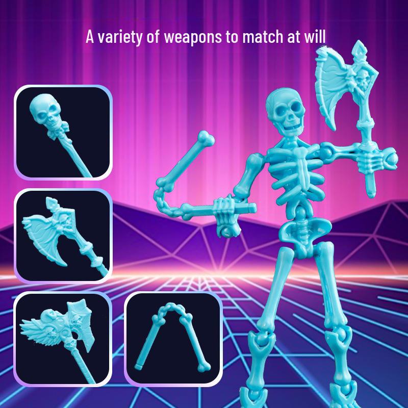 3D Movable Skeleton Model: Educational Assembly Toy for Kids