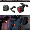 Bicycle Taillight Bicycle USB Smart Auto Brake Sensing Light Waterproof  Charging Cycling Taillight Warn Bike Rear Light