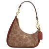 Teri Coated Canvas With Leather Shoulder Bag Mini Women's Caramel CBL07-IMXIS