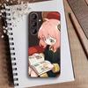 W-Spy X F-Family Anime Phone Case For Samsung Galaxy A73,A21s,A22,A31,A52,A53,A71,A41Soft Black Shell
