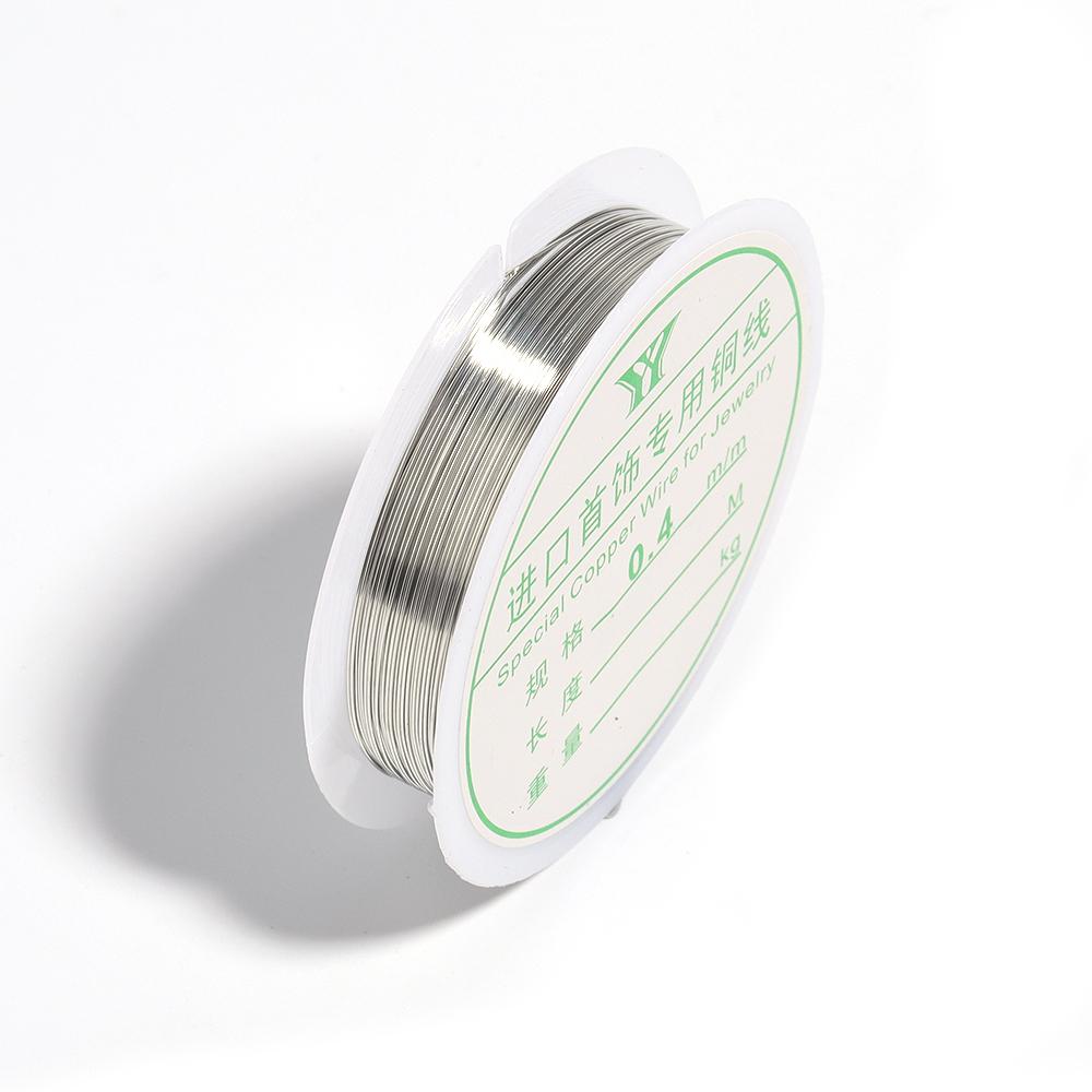 1Roll 0.2/0.25/0.3/0.4/0.5/0.6/0.7/0.8/1mm Sturdy Copper Wire Beading Wire DIY Jewelry Making For Bracelet Necklace Accessories