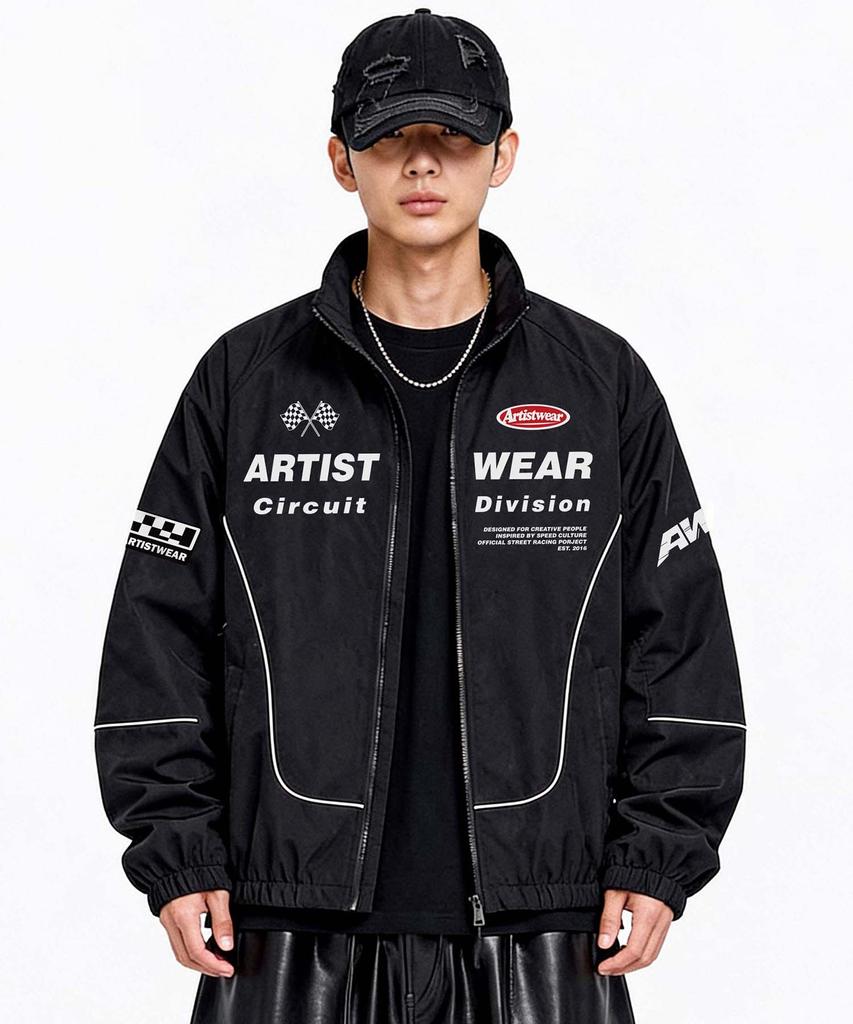 ARTISTWEAR Performance Club Raglan Piping Windbreaker