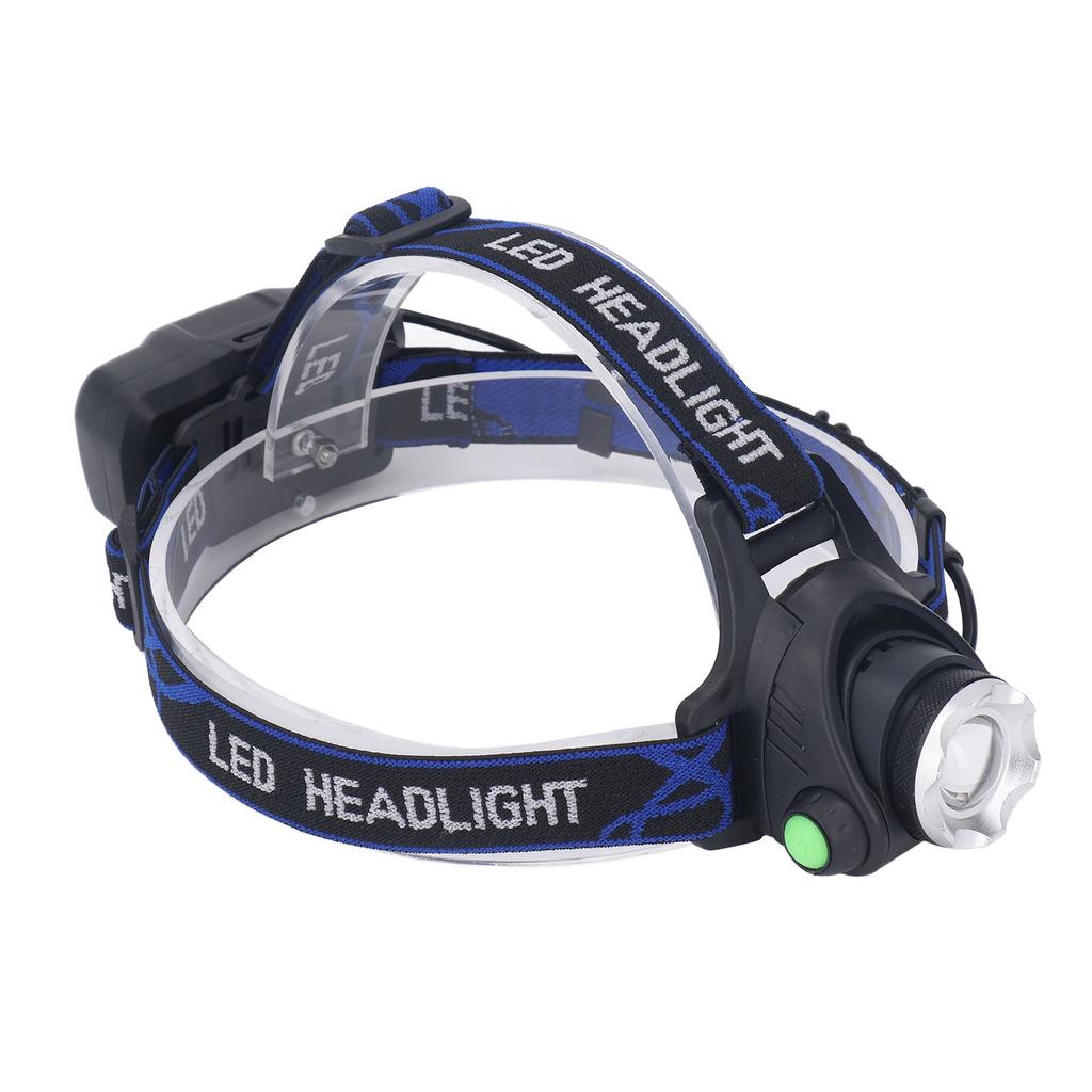 Lampada frontale a LED Lampada frontale ad alta luminosità Luce da lavoro Regolabile 3 modalità Resistente all'acqua per esterni