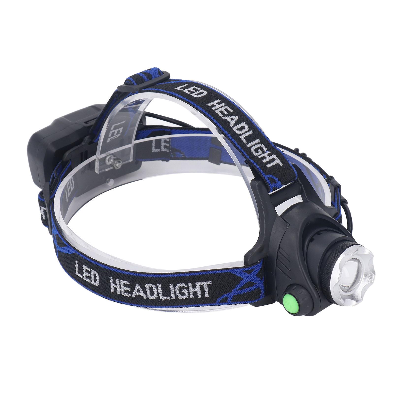 

Светодиодный налобный фонарь Высокояркий налобный фонарь Рабочий свет Регулируемый 3 режима Водостойкий для улицы