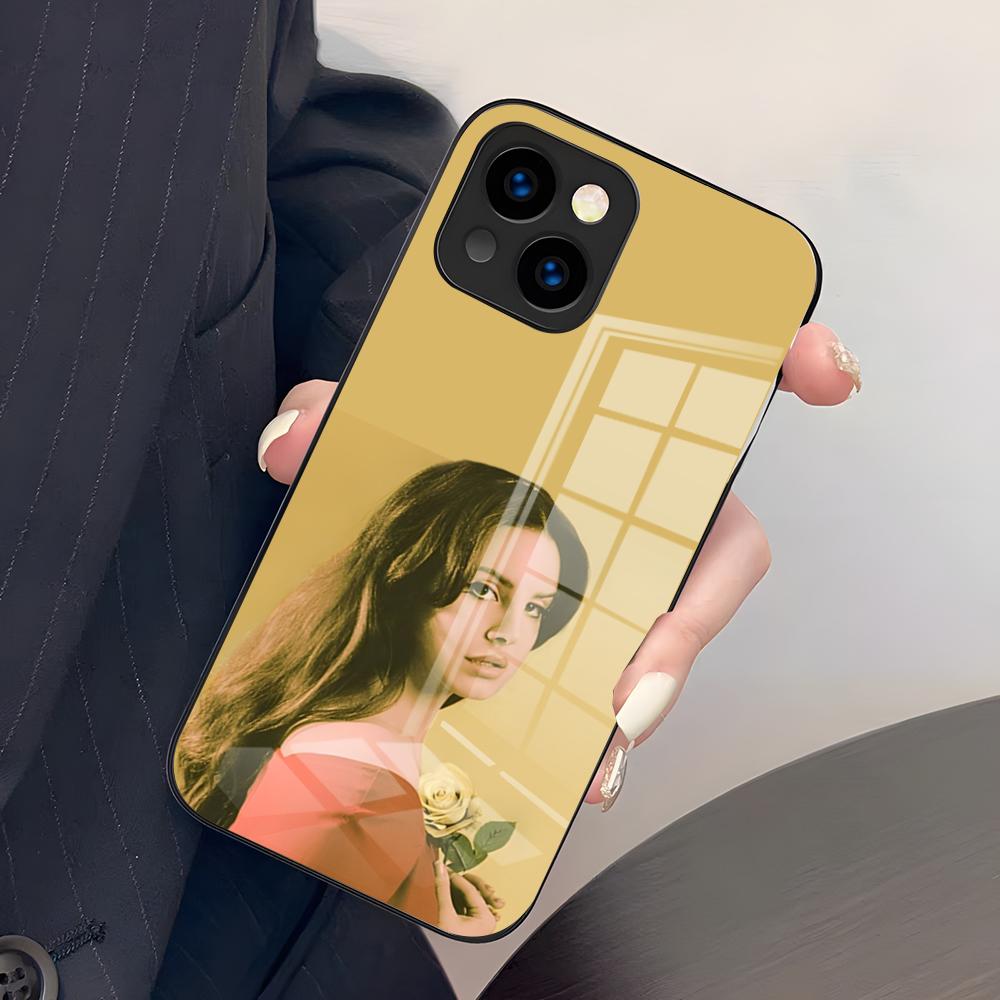 Lana Del Rey Popular Singer Phone Case For IPhone 17 Pro Max 15 Pro 16 14 Plus 12 13 Mini 11 Pro Shockproof Glass Cover