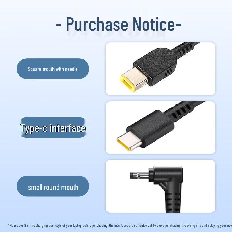 Lenovo 90W Square Port Laptop Power Adapter
