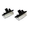 For Toyota Corolla E11 Crown S180 Starlet EP91 Vios Previa ACR50 GSR50 18-SMD Led License Plate Lights Auto Parking Tag Lamps