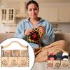 Multifunctional Wood Yarn Holders, Wood Yarn Dispenser Wools Yarn Organiser Container for Professional and Hobbyist