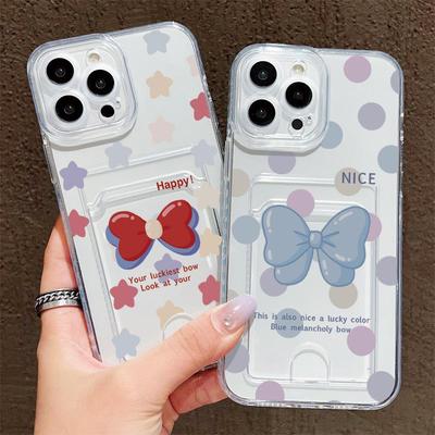 Card Slot Holder Silicone Wallet Pocket Case For Samsung A16 A26 A36 A56 iPhone 17 16 14 13 Tecno Spark 10C Infinix Note 30 Cover Clear Phone Bumper