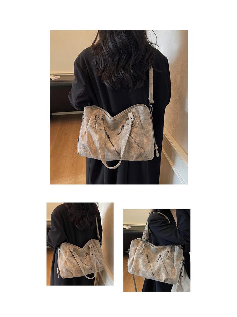 Neue Damen Mattierte Tragetasche & Umhängetasche mit großem Fassungsvermögen