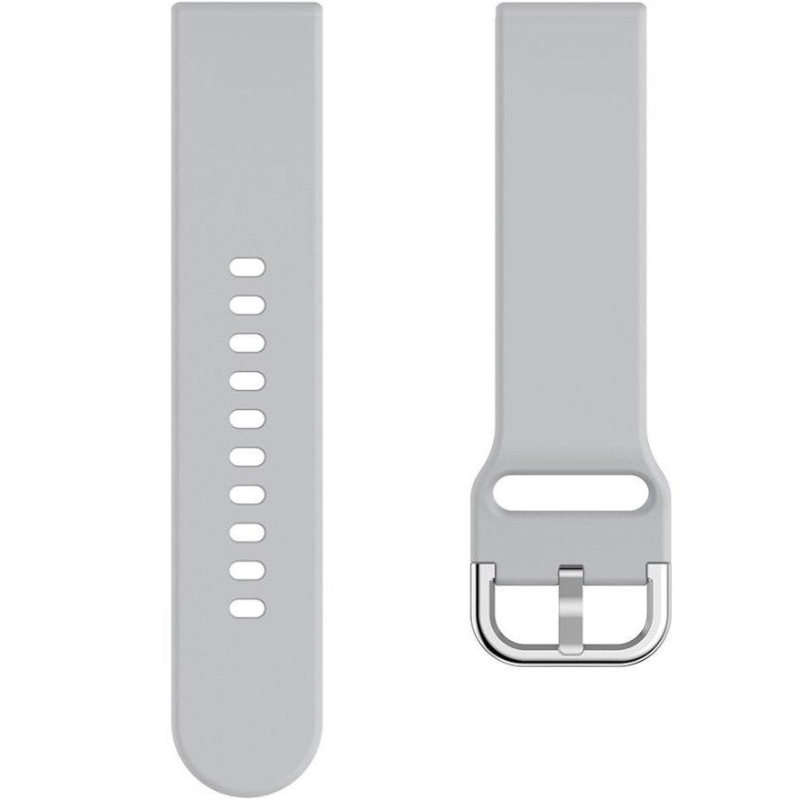 Universal Silicone Strap 20mm, Gray