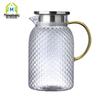 MeiWoBang Rice Grain Pattern Glass Water Pitcher, 1500ml