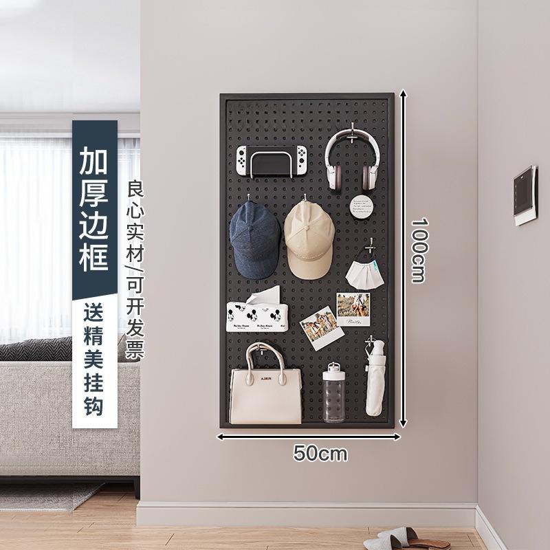 Kitchen Perforated Storage Rack, Wall-mounted Knife Rack, Chopstick Holder, No-drill Space-saving Organizer,Sturdy and Practical