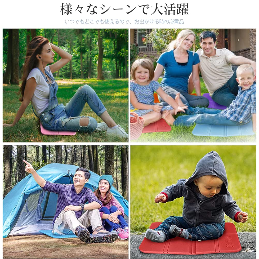 SWAG GEAR hengfang Sauna Mat Folding 1 Piece Storage Bag Included Sauna Seat Cushion Mat Cushion Seat Folding Compact Folding Cushion Leisure Seat