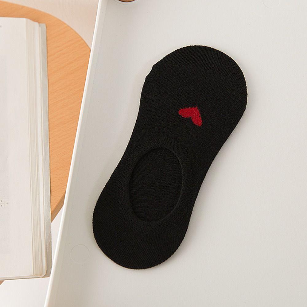 5Pairs Low Cut Boat Socks Sweet Invisible Socks Cute Short Tube Socks  Outdoor