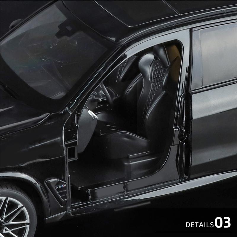 1/18 BMW X5M 2025 SUV Model de Mașină din Aliaj Diecasts Metal Vehicule Off-road Model de Mașină Colecție Simulare Înaltă Jucărie pentru Copii Cadou