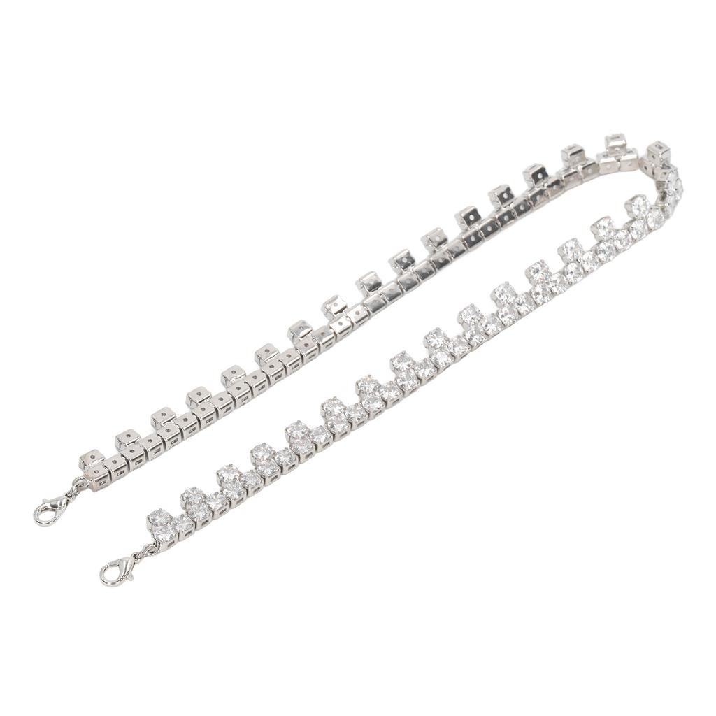 Rhinestone Trim Beautiful Shiny Rhinestone Chain for Wedding Dresses Headwear Necklaces Craft Decoration