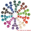49pcs Polyhedral Dice Set with 7pcs Black Storage Bag Color Number Polyhedra Dice RPG D&D Role-playing Games Accessories