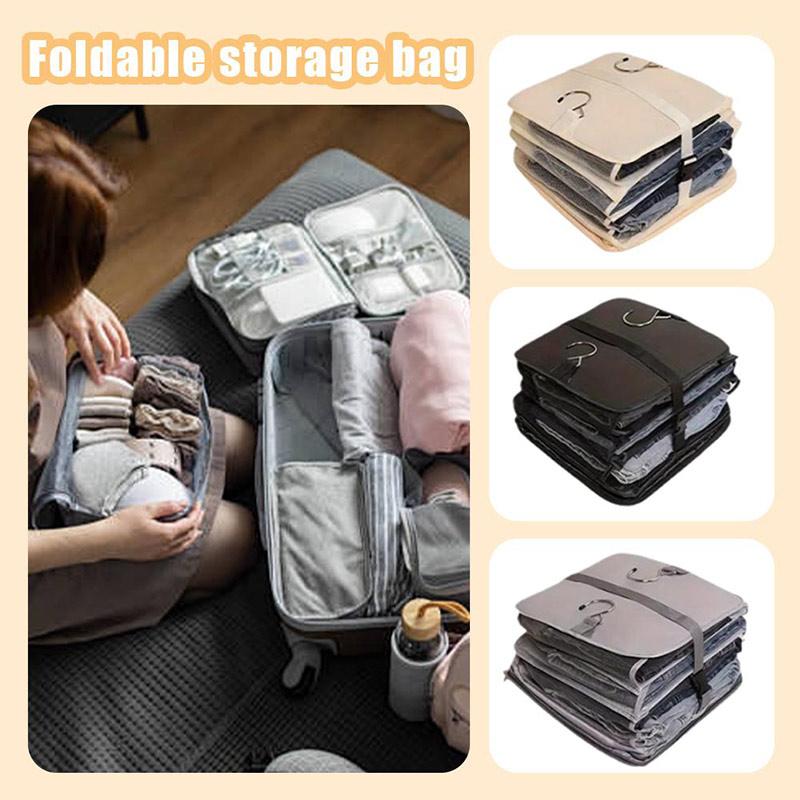Closet Hanging Multi-Functional Storage Bag Underwear And Socks Storage Compression Bag Portable Foldable Travel Organizer Bag