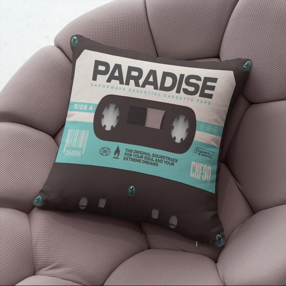 Classic Music Tape Cute Kawaii Camera Pillowcase Decoration Sofa Bedroom Cushion  Home Decor Music Party