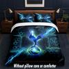Tottenham Hotspur Design Bett Bettwäsche Set 1 Bettbezug + 2 Kissenbezüge Weich Atmungsaktiv Haushalt Bettwäsche