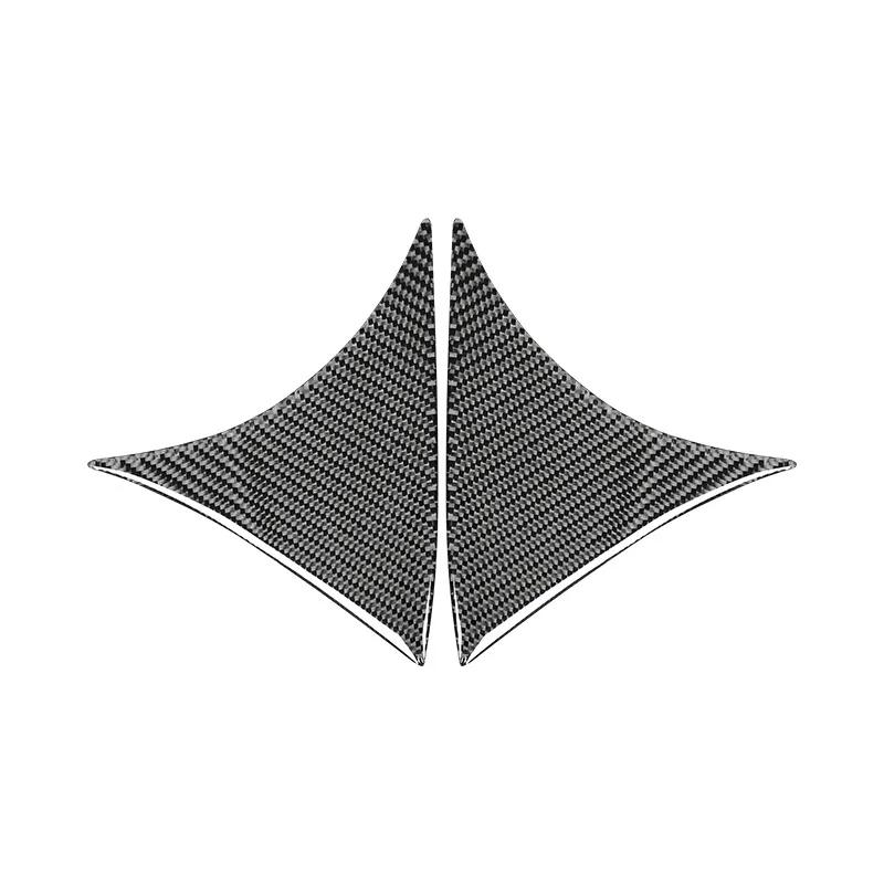 

Накладка на задній бампер з вуглецевого волокна, спойлер-ліп, трикутна панель, декоративна наклейка для Mazda 3 Axela 2014-2017 чорний