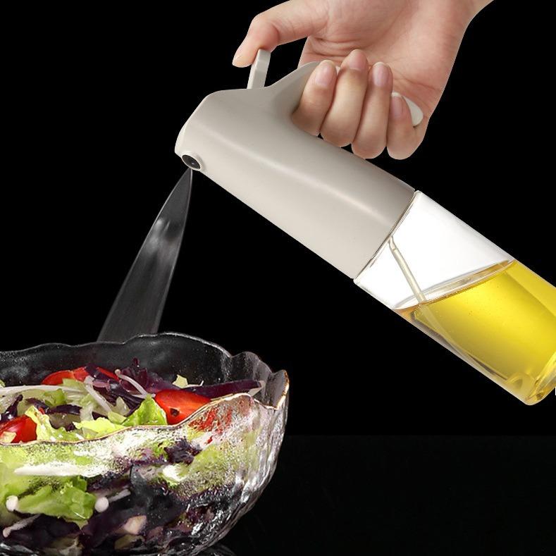 Vylepšená ruční láhev s rozprašovačem na olivový olej, vaření, pečení, rozprašovač na ocet, dávkovač oleje pro kuchyň, salát, grilování, piknikový nástroj