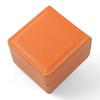 Men's Rounded Corner PU Leather Watch Box - Stylish Flip-Top Design for Storage and Packaging