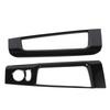 Interior Door Storage Organizer Cover Trims Inner Door Storage Box Frame Trim For Abarth 595 LHD 2007‑2024 Glossy Black