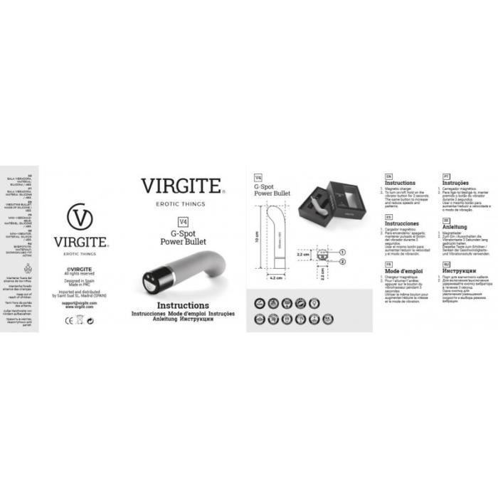 Vibrateur Virgite-G-spot Power Bullet Vibes v4 bleu