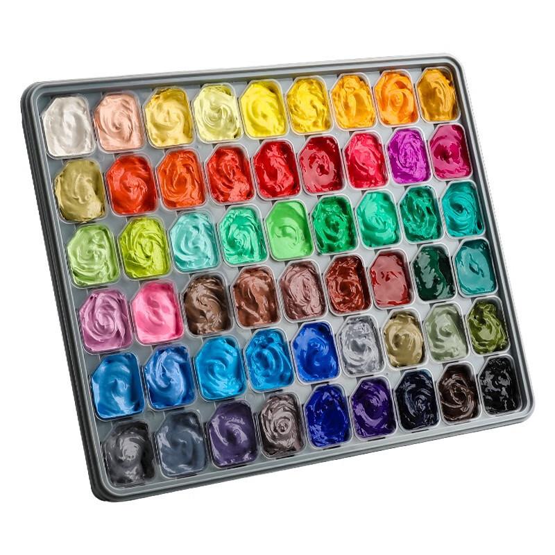 Mali 54-Farben Jelly-Aquarellkasten für Kunststudenten und Profis