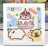 DIY Dog Painting Kit Kids Birthday Gift 17x17cm