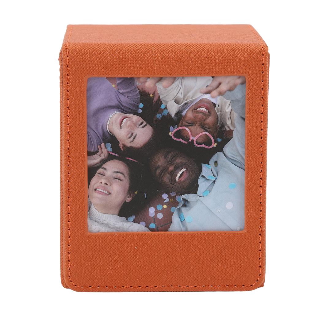 Photo Storage Box Multipurpose Large Capacity Magnetic Lid Closure PVC Picture Storage Container for