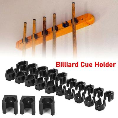 12Pcs Rod Clip Billiard Cue Holder S/M/L Stick Holder Fishing Rod Holder  Billiard Cue Fishing Rod