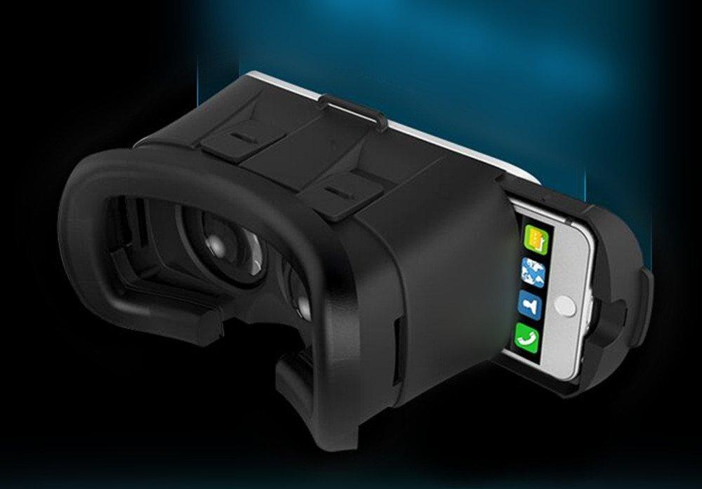 Japandrect VR BOX 3D Glasses for and Smartphones Headband Games, Movies, Videos, - Included, Head-Mounted